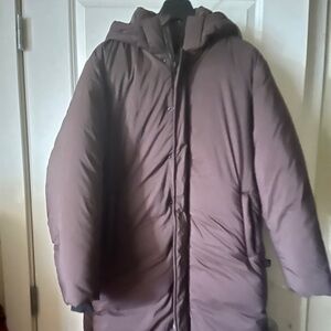 Aritzia Super One Puff. Dark Brown.